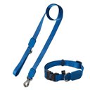 Ver imagem 6 de Coleira Ajustável e Guia para Cães Azul Marinho - M