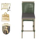 Ver imagem 4 de Mesa Bistro e 2 Banquetas Roma Fendi Corda Náutica 11 Verde
