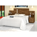 Ver imagem 1 de Cabeceira Flex (casal/queen/king) Box Flórida C/ Mesa de Cabeceira Gaveta e Prateleira - Vitamov: Ma