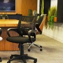 Ver mais imagens de Kit 6 Cadeiras de Escritório Giratória com Relax Office Santiago Preto Rivatti