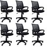 Kit 6 Cadeiras de Escritório Giratória com Relax Office Santiago - 1