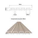Ver imagem 4 de Painel Ripado Externo em Wpc 21,9cmx2,90m (0,64m²) Casa Grassi