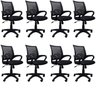 Kit 8 Cadeiras de Escritório Giratória com Relax Office Santiago - 1