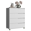 Ver imagem 1 de Cômoda 80cm com 4 Gavetas Multimóveis Cr35243
