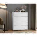 Ver imagem 2 de Cômoda 80cm com 4 Gavetas Multimóveis Cr35243