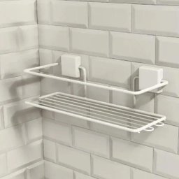 Porta Shampoo de Parede Branco Decotec - 1