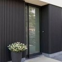 Ver imagem 5 de Painel Ripado Externo em Placa 21,9CMX290CM (0,64m²) WPC Preto Casa Grassi