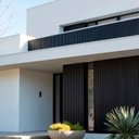 Ver imagem 1 de Painel Ripado Externo em Placa 21,9CMX290CM (0,64m²) WPC Preto Casa Grassi