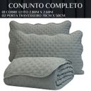 Ver imagem 6 de Cobre Leito King Bordado Classic 300 Fios Super Macio:Cinza