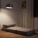 Ver imagem 3 de Poltrona Cama sem Braço Reclinável Fold CabeCasa MadeiraOriginals Cinza Bouclé Grafite