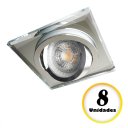 Ver imagem 2 de 8 Spot Cristal Direcionavel Embutir Espelhado Banheiro Bet09