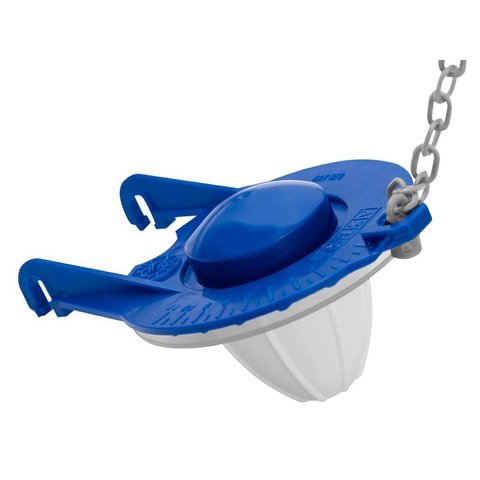 Obturador Rígido para Saída de Água Simples Universal Branco/Azul Astra