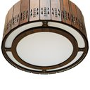 Ver imagem 4 de Luminária Decorativa Madeira Pendente Redondo Arpoador 45cm