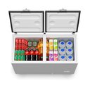 Ver imagem 5 de Freezer e Refrigerador Horizontal Da420if Metalfrio com 417 Litros e 2 Portas Bivolt