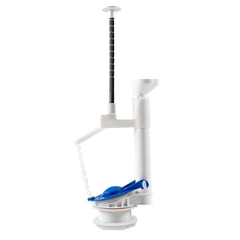 Saída de Água Universal Simples com Acionamento Superior Branco/Azul Astra