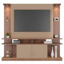 Ver imagem 1 de Estante Home TV 55 pol com LED 180 cm York Fendi Freijo Bechara