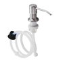Dispenser Sabao Detergente Liquido Mangueira Embutir Pia Cuba Cozinha Banheiro Multiuso Suporte Dosa - 8