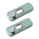 Ver imagem 1 de Trava de Segurança Geladeira Armario Gaveta Kit 2 Unidades Protege Bebe Criança Evita Acidente Fecha