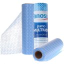 Ver imagem 1 de Rolo Pano Multiuso 30 Pçs Alta Absorção e Resistente 25x30cm Azul