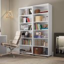 Ver imagem 5 de Kit 3 Peças com Cadeira para Escritório, Estante Livreiro e Escrivaninha Gávea