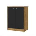 Ver imagem 2 de Kit 4 Peças com 1 Mesa L 1 Armário 1 Estante Uma Porta 1 Estante 2 Portas