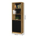 Ver imagem 7 de Kit 4 Peças com 1 Mesa L 1 Armário 1 Estante Uma Porta 1 Estante 2 Portas