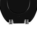 Ver imagem 1 de Kit Conjunto Fixação para Assento Sanitário Almofadado Preto| Astra