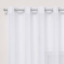 Ver imagem 2 de Cortina 2,80x2,30 Sala Quarto Cozinha Varão Voil Duplo: Branco