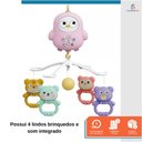 Ver imagem 4 de Mobile Musical para Berço Bebê com Controle Remoto e Funções Rosa