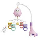 Ver imagem 1 de Mobile Musical para Berço Bebê com Controle Remoto e Funções Rosa