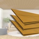 Ver imagem 1 de Kit 180m² Forro de PVC 8MMX20CMX3M(6m²) Marrom/Cerejeira Permatti