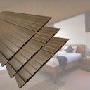 Ver imagem 1 de Kit com 300 M² Forro de Pvc 8mm X 20cm X 3m Permatti