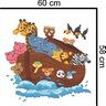 Adesivo de Parede Arca de Noé Mod03:60 X 58 Cm - 2