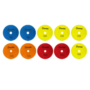 KIT DE DISCO DIAMANTADO CORTAG P/POL SECO/UMIDO 100MM 10PCS