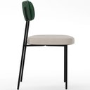 Ver imagem 7 de Kit 06 Cadeiras para Sala de Jantar Melina L02 Facto Verde Musgo Linho Cru - Lyam Decor