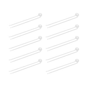 Kit Suporte De Vassouras Com 10 Peças Branco 25 Cm - Cor: Branco
