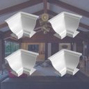 Ver imagem 1 de Kit 10 Caixas com 120 Peças Cantoneira Interna Pvc 25x25mm com Engate Rápido Permatti 