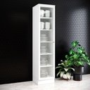 Ver imagem 1 de Cristaleira Amy Casa 812 1 Porta 5 Prateleiras MDF-MDP Branco 50cm Casa 812