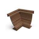 Ver imagem 2 de Kit 10 Caixas com 120 Peças Cantoneira Interna PVC 25x25mm com Engate Rápido Marrom/Imbuia Permatti
