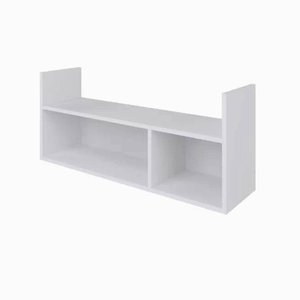 Nicho Mdf Branco Tx com Fundo e Divisórias 90l X 24p X 38a Cm Nchbr016