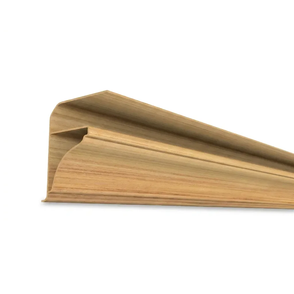 Ver imagem 2 de Kit 10 Caixas com 600 m Moldura de PVC 8MMX38MMX3M Permatti Marrom/Cerejeira