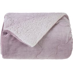 Edredom Sherpa Casal Dupla Face 180x220cm Old Mauve - 4