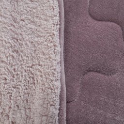 Edredom Sherpa Casal Dupla Face 180x220cm Old Mauve - 2