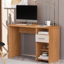 Ver imagem 2 de Escrivaninha para Quarto Duna Wood Nature Off White Giga Móveis