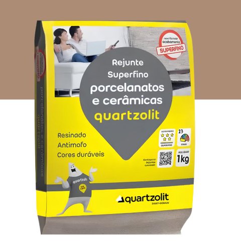 Rejunte para Porcelanatos e Cerâmicas 5kg Cairo - Quartzolit
