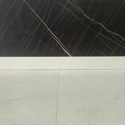 Rodape Poliestireno 7cm Liso Fendi 451 Santa Luzia - 2,4 Metros - 6