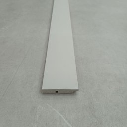 Rodape Poliestireno 7cm Liso Fendi 451 Santa Luzia - 2,4 Metros - 3