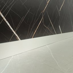 Rodape Poliestireno 7cm Liso Fendi 451 Santa Luzia - 2,4 Metros - 5