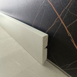 Rodape Poliestireno 7cm Liso Fendi 451 Santa Luzia - 2,4 Metros - 4