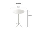 Ver imagem 2 de Jogo Mesa Alta Bistrô Redonda Pinus 2 Banquetas Confort Estofado Confort Industrial Dourado Don Cast